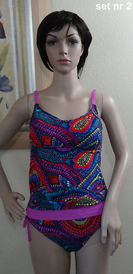 AQUA COUTURE multi strap tankini top&board/boy shorts/swim skirt/bikini,SZ 4-12