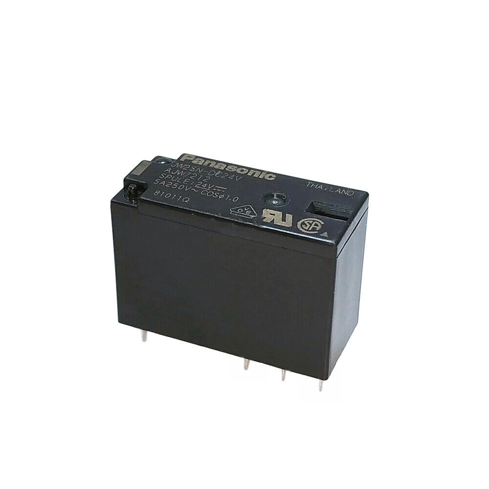 JW2SN-DC24V AJW7212 Relay – 5A 250VAC, 2-Pack, Durable Electromagnetic Power Relay For Industrial Control And Automation