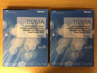 10263A Microsoft  Official Course Volumes 1 and 2