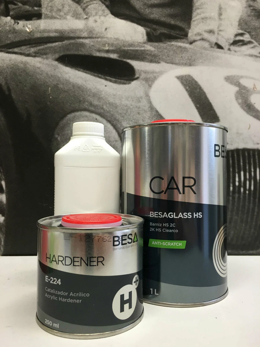 Kit Vernis Transparent 1,5 L Avec Durcisseur – Brillant 2K Pour Voiture, Neuf