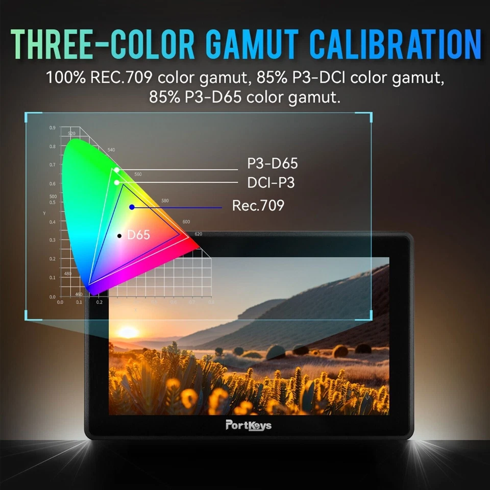 PortKeys BM5 IV 5.5" 4K Touch Camera Monitor for Sony Canon Panasonic ZCAM BMD - Image 4 of 4