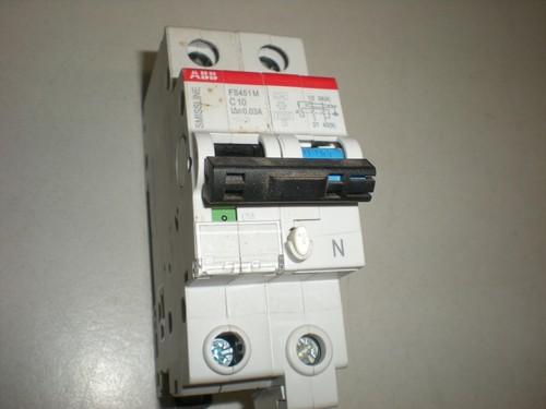 ABB FS451M-C10 Circuit Breaker - Tests OK for Manual Action & Contact Continuity - Picture 3 of 5