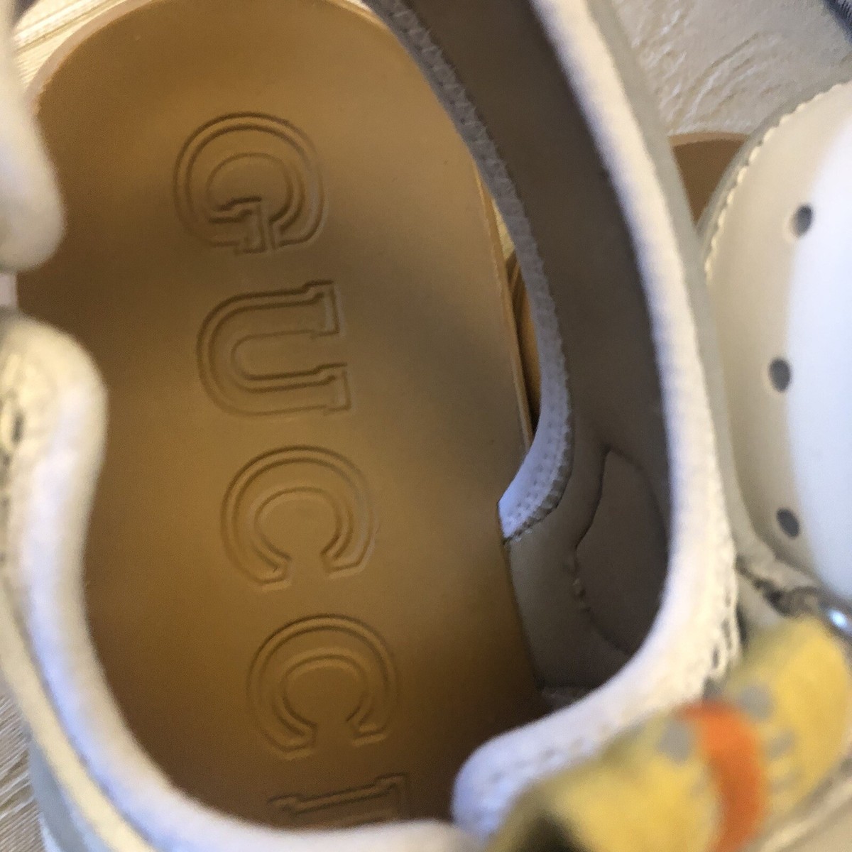 GUCCI Sport Sandal White Tinsel Athletic Summer Shoes Loess GUCCI Sport Sandal White Tinsel Athletic Summer Shoes Loess