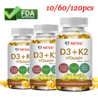 Foods Vitamin D-3 & K-2 For Immune Health Support  System BONE & HEART HEALTH