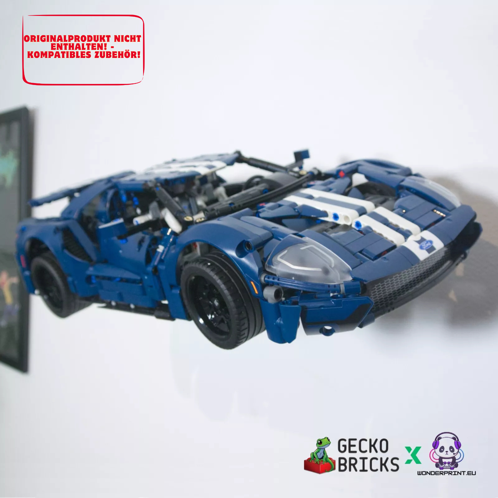Wandhalterung Halter Display Halterung passend für LEGO® Technic Ford GT 42154