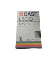 BASF L500 Beta Chrome Video Cassette Tape, 150 Minutes Sealed