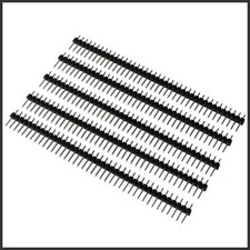 5x Stiftleiste schwarz | 40 Pins | 2,54mm |  ...