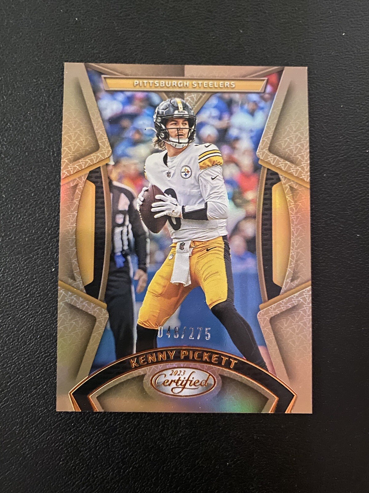 Kenny Pickett 2023 Panini Certified Bronze Mirror Parallel /275 #50 Steelers
