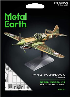 Maquette Métal Metal Earth P-40 WARHAWK- - Maquette En Métal - Maquette - Achat Moins Cher - Foto 2