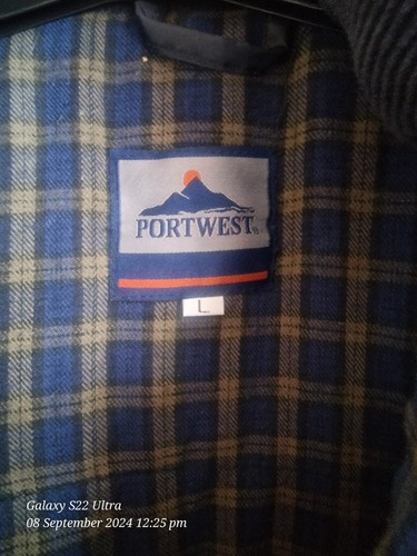 Mens☆Ladies Portwest Winter Jacket☆Coat☆Size Large - Picture 8 of 8