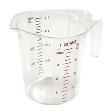 1qt Measuring Cup, PC, Color Graduations (6 Each)