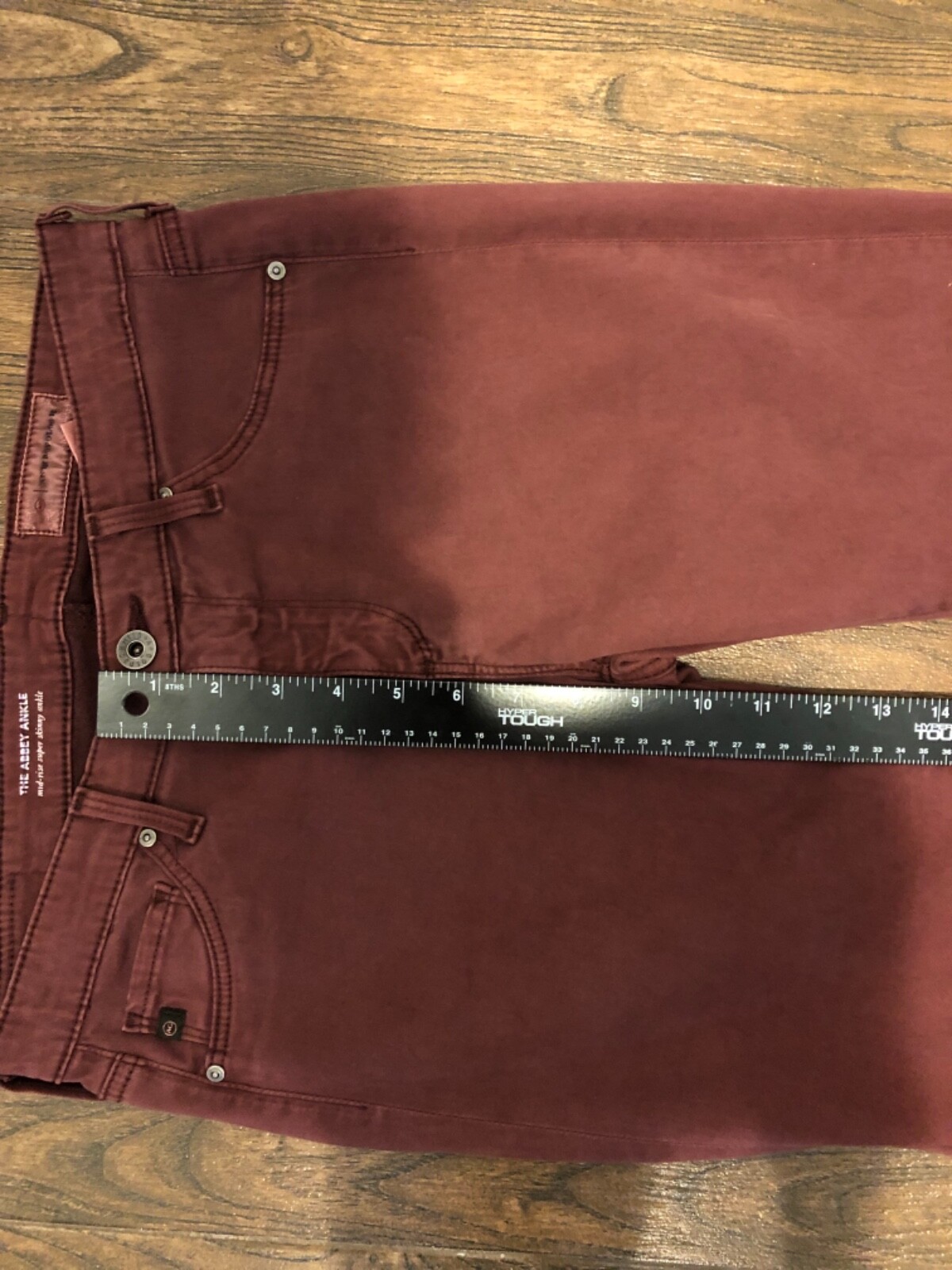 ANTHROPOLOGIE AG ADRIANO GOLDSCHMIED ABBEY ANKLE MID RISE SUPER SKINNY JEANS 27 thumbnail 11