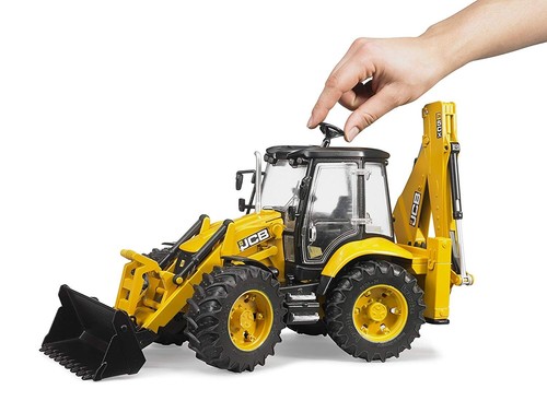 Bruder JCB 5CX Eco Backhoe Loader Backhoe Digger 02454 - Picture 4 of 4