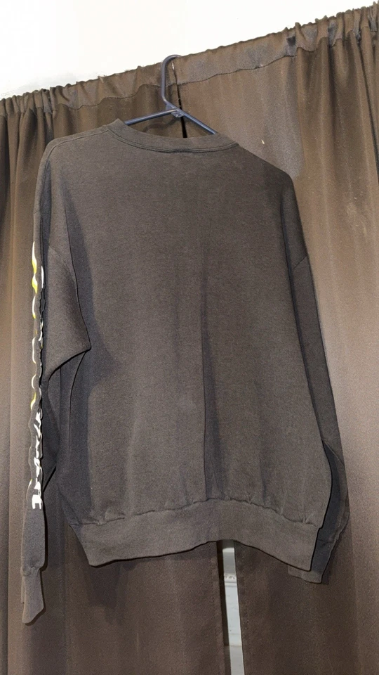 Sudadera Negra Vintage Años 90 Rusty Wallace Nascar Miller Genuina Borrador Talla XL  Foto 3 de 3