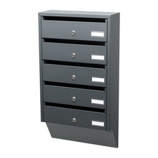 Secured Wall Mounted Internal Post Boxes for Flats - Dunnock