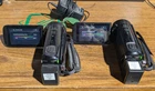 BUNDLE LOT of 2 x Canon Vixia HF R72 with Charger & HDMI - FAST SHIP! #Y30