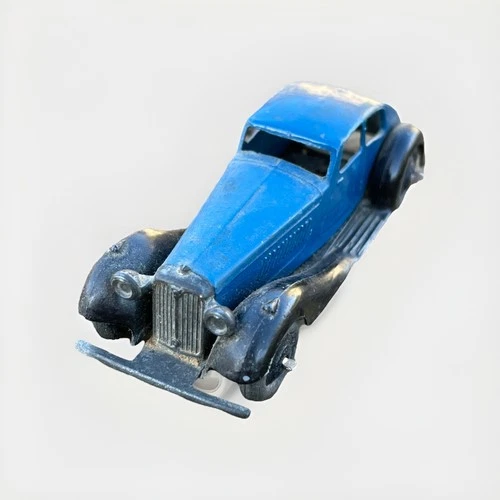 1940's Dinky Toys Bentley Two Door Coupe Car Blue & Black - Dinky Toys Cars