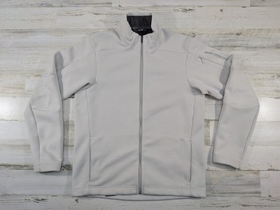 Vintage Y2K Salomon Jacket Mens Large Off White Motomesh Full Zip Bomber