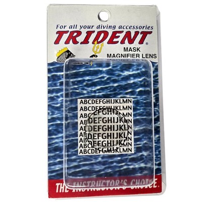 Trident Scuba Dive Mask Magnifier Lens (Gauge Reader)