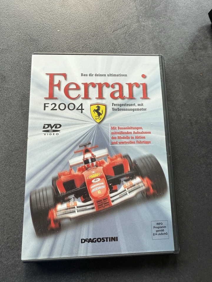 Deagostini Ferrari F2004 Kyosho F1 Rennwagen RC Car Verbrenner, Länge 550mm. - Bild 2 von 4