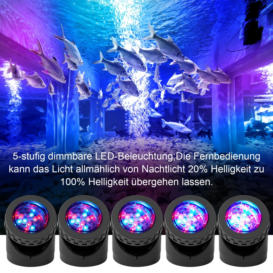 LED Unterwasser Licht Strahler RGB Garten Teich Brunnen Aquarium Beleuchtung DE - Bild 2 von 4