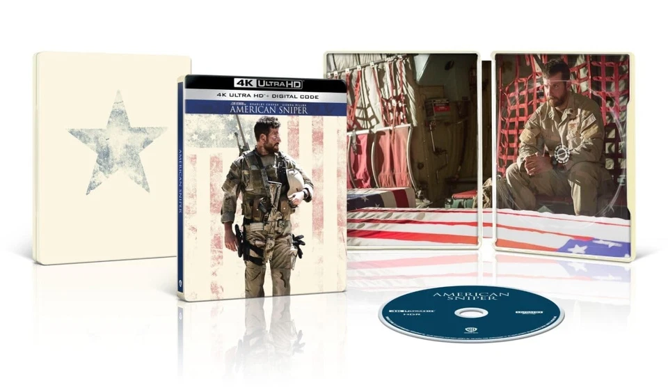 AMERICAN SNIPER - US IMPORT 4K UHD BLURAY STEELBOOK ** NEW & SEALED! ** - Image 2 of 4
