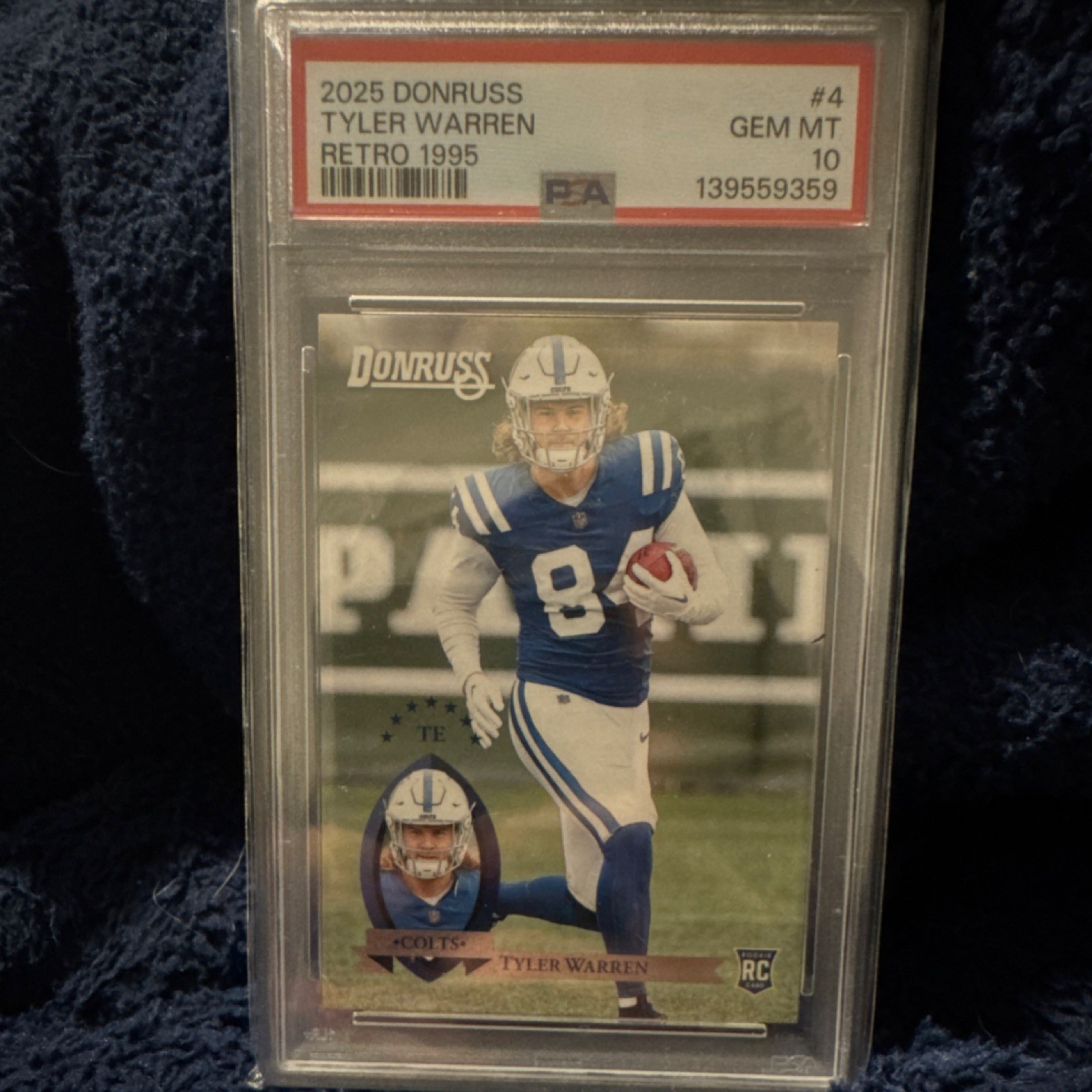 Tyler Warren Panini Donruss Retro 1995 #4 Base