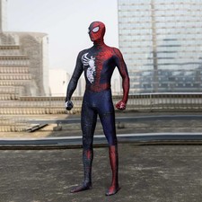 3D Digital Print Venom Symbiote Spider-Man Halloween Cosplay Bodysuit Costume
