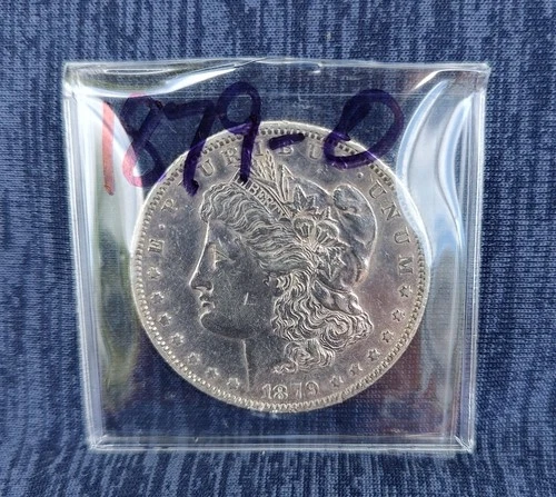 1879-O Morgan Dollar VF XF. 90% Silver $1 US Coin Collectible #424