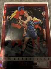 Caitlin Clark Snapshots Red Cracked Ice Panini Chronicled Grade Ready
