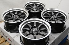 15 Wheels Rims Black 4x100 4x114.3 Honda Civic Accord Crx Miata Corolla Prius