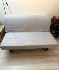 IKEA Lovas Two Seater Sofa Bed Grey Fabric good condition- collection only