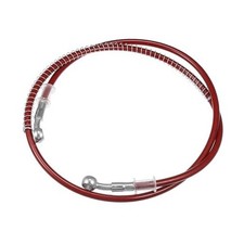 Hydraulic Brake Hose Line Pipeline, 120cm 47.24" 10mm 0.39" Braided Oil 120CM