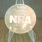 2020 NATIONAL RIFLE ASSOCIATION .999 FINE SILVER OUNCE-RIGHT TO BEAR & KEEP ARMS
