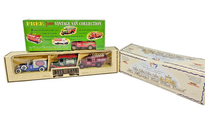 Restposten Corgi Lledo Typhoo Van Sammlung Matchbox Gold State Model Coach Boxed.