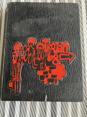 #ad #ad 1968 Troy High School Yearbook Annual Troy Ohio OH Trojan $70.00