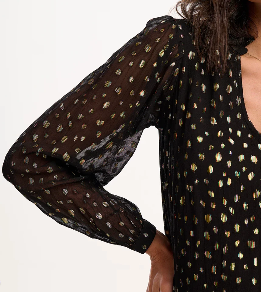 Sugarhill Brighton Chantelle Mini Dress Metallic Spot RRP £69 (£5 OFF!) - Image 3 of 3