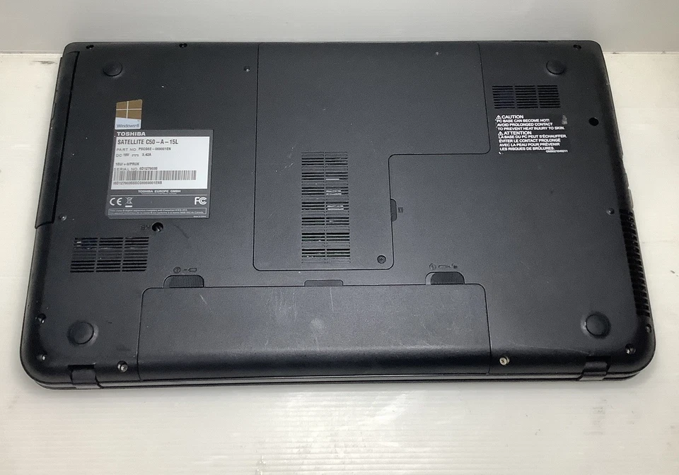 Toshiba Satellite C50-A-15L,INTEL PENTIUM@2.40GHz,8GB RAM,128GB SSD,WIN 11 (23H2 - Image 4 of 4