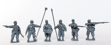 28mm ACW Zouave Command Standing Kepis and Chasseur Trousers Perry Metal YHP