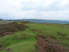 Photo 6x4 SE side of the ramparts of Nordy Bank hillfort Clee St Margaret c2017