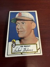 1952 Topps Red Back #58 Bob Mahoney Rookie Card. VG. rookie card picture