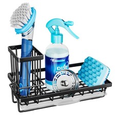 Sponge Holder for Kitchen Sink Kitchen Sink Caddy Organizer with Removable Drip