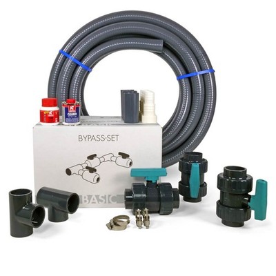Bypass-Set COMPLETE für Wärmepumpen Schlauch Poolflex Schwimmbad Solaranlage