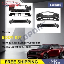Front Upper Lower Bumper Cover & Rear Bumper For Mazda CX-50 2023-2024 MA1015104