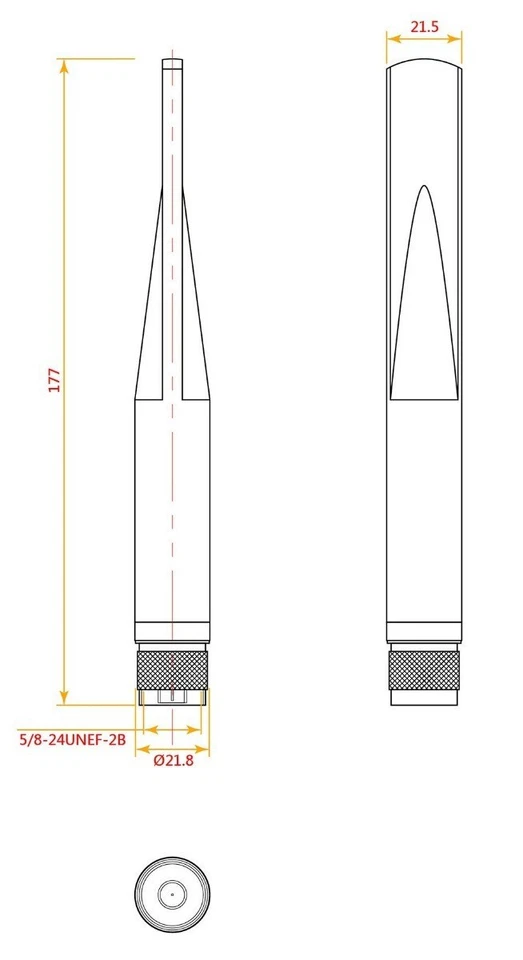 ALFA Network AOA-868-5ACM – 5 dBi Outdoor 868 MHz Antenne N-Typ male für LoRa/Ha - Bild 4 von 4