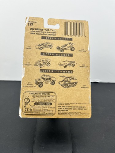Hot Wheels 1992 Mainline Blue card Zender Fact 4 Purple Collector #177 - Picture 2 of 4