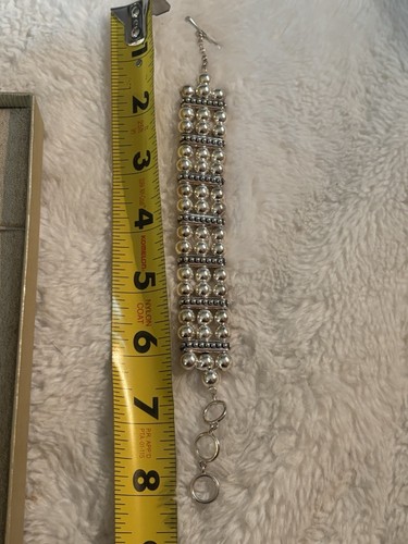 Neu Jtv BBJ 925 Sterlingsilber breites Tribal Perlen Kugel Knebelarmband 8,25" - Bild 6 von 8
