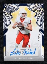 2025 Leaf Trinity Blue 32/35 Luke Nickel #BA-LN1 Auto