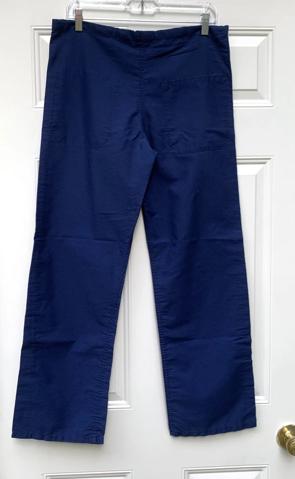 Pantalones Médicos Medline Comfort Ease Unisex XS Azul Marino Uniforme Médico Bolsillos Foto 2 de 4