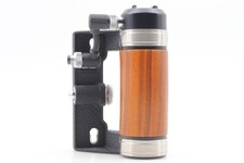  Top MINT w/ Synchro Cord  PENTAX 6x7 67 67II Hot Shoe Wood Hand Grip JAPAN